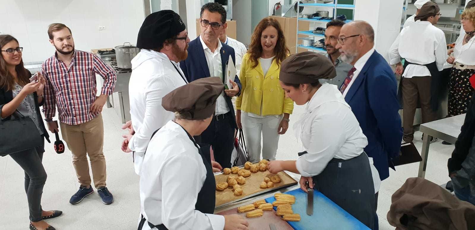 Alumnado de Hostelería del IES Torre del Tajo